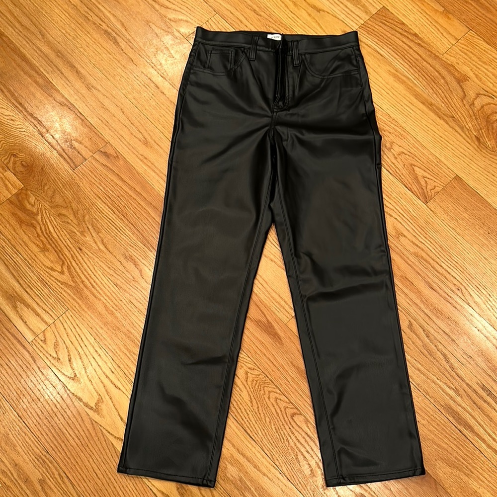 NWT J CREW leather pants